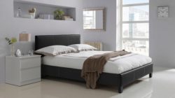 HOME Constance Double Bed Frame - Black
